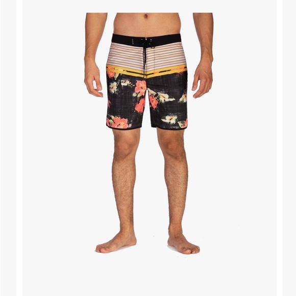 NWT Hurley Men’s Phantom 18” Boardshorts - Black - Picture 5 of 5